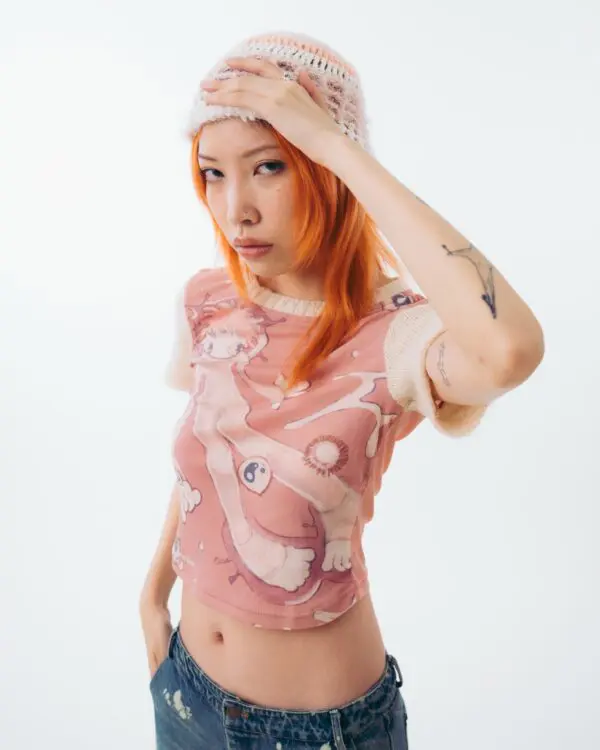 Lulu in Space Mesh Tee - Image 3