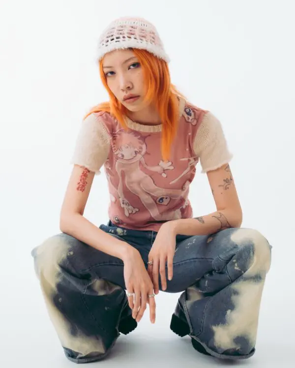 Lulu in Space Mesh Tee - Image 2