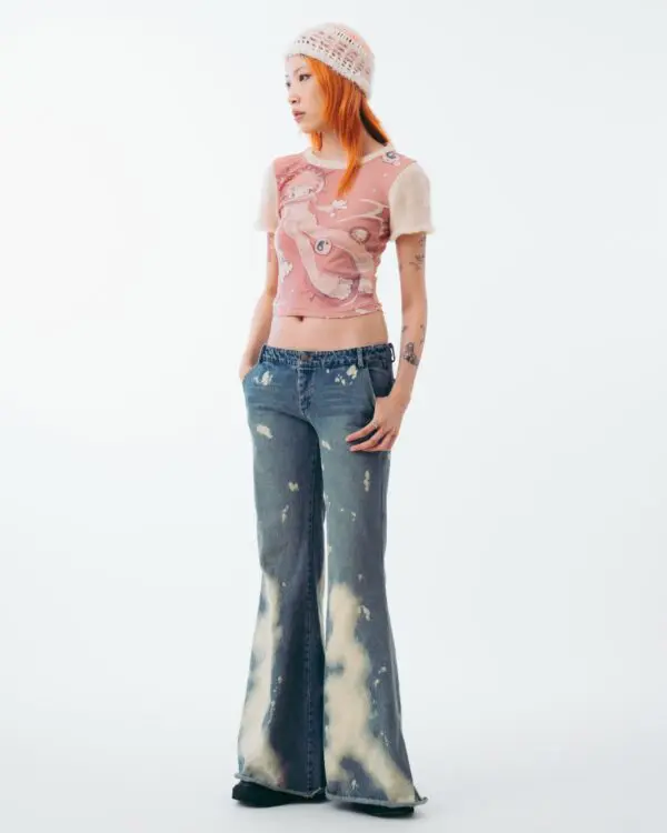 Lulu in Space Mesh Tee - Image 4
