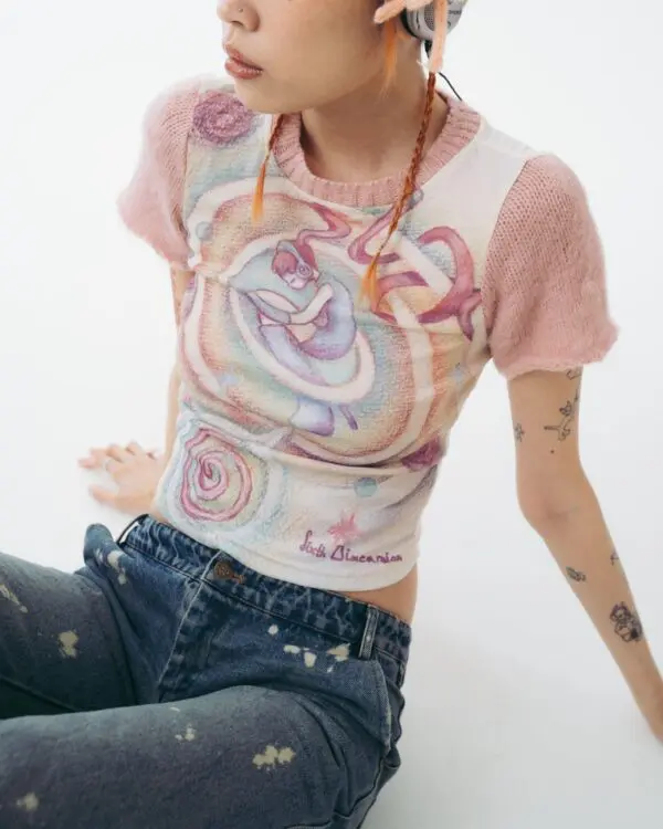 Do-Re-Mi Mesh Tee - Image 2