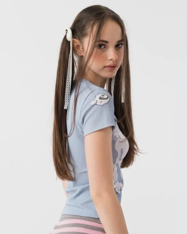 Lulu Blue Tee - Image 5