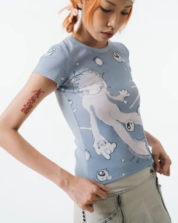 Lulu Blue Tee - Image 2