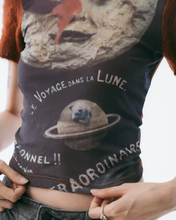 Trip to the Moon Mesh Tee - Image 2