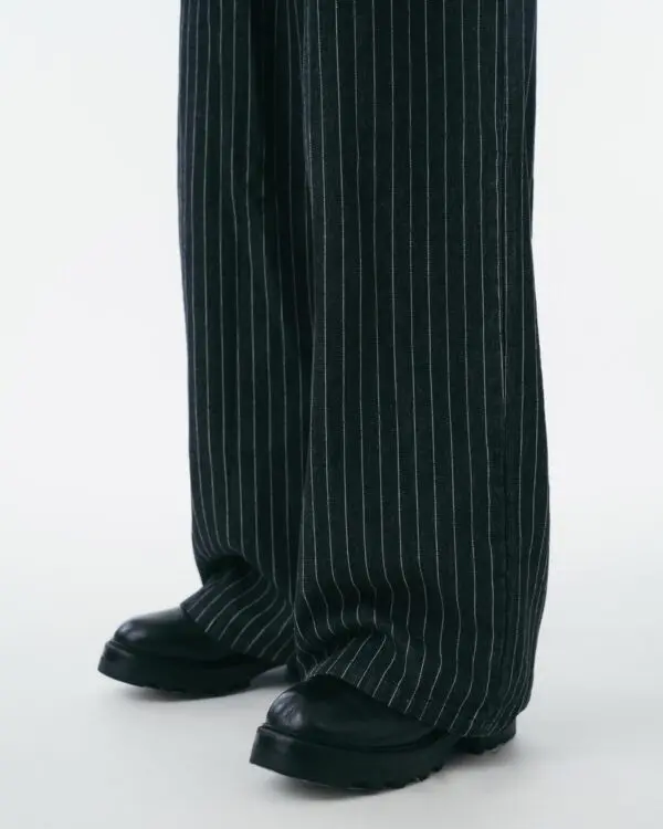 Bobinsky Oversized Pinstripe Jeans - Image 6