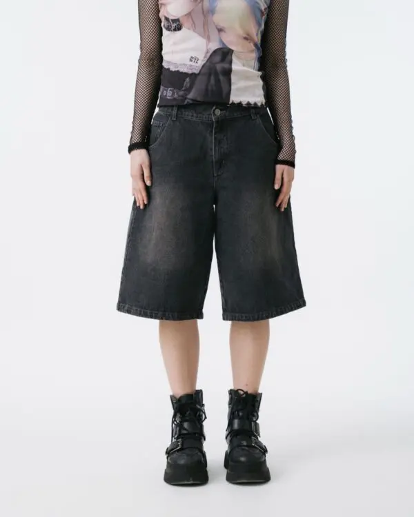 Revolution Spray Oversized Jorts - Image 2