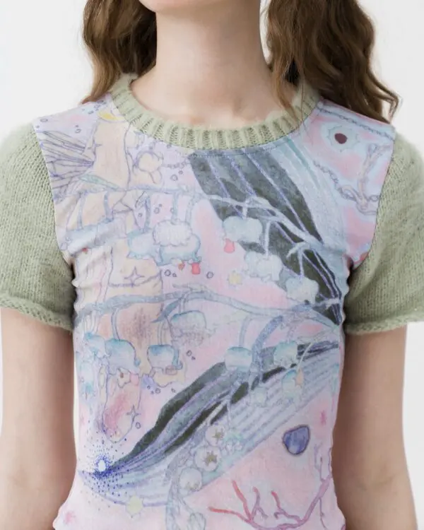Cocoon Mesh Tee - Image 5