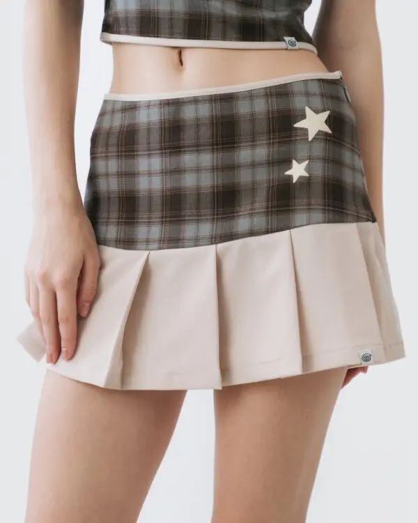 Tartan Built-in Shorts Skirt