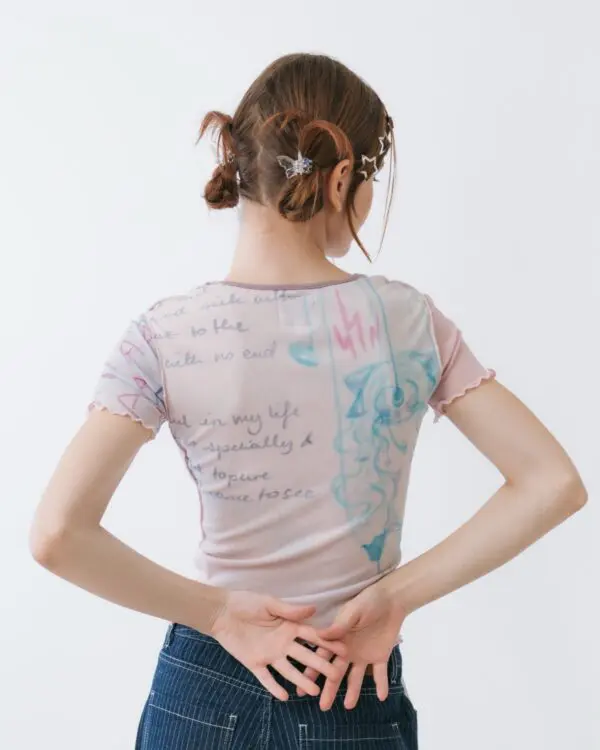 Lazy Mesh Top - Image 2
