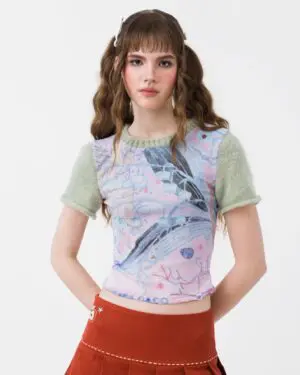 Cocoon Mesh Tee