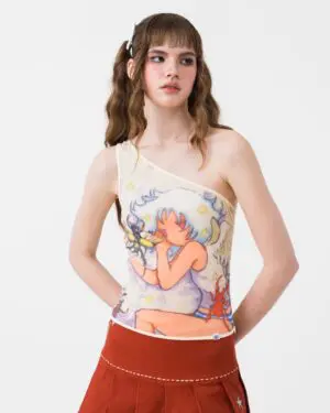 Oliwa Asymmetric Mesh Top
