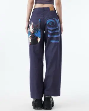 Purple Vortex Jeans