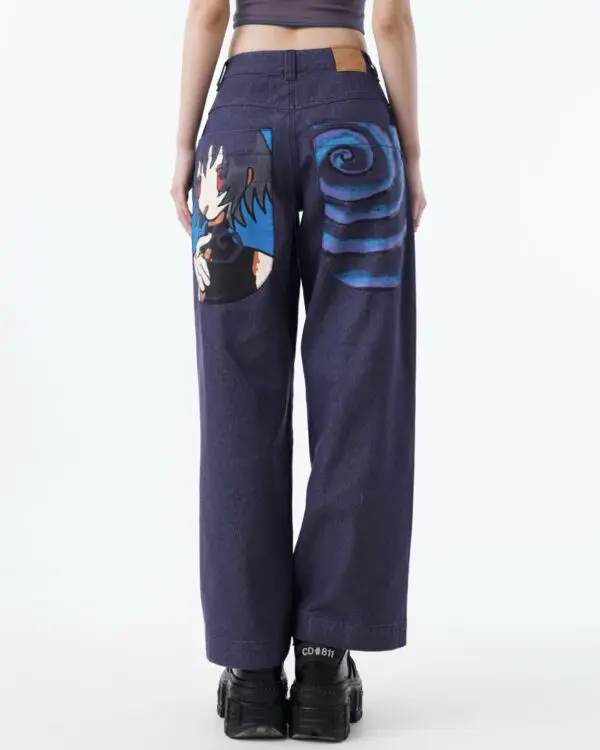 Purple Vortex Jeans