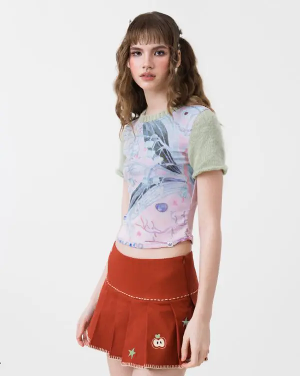 Cocoon Mesh Tee - Image 2