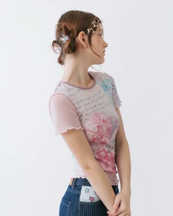 Lazy Mesh Top - Image 4