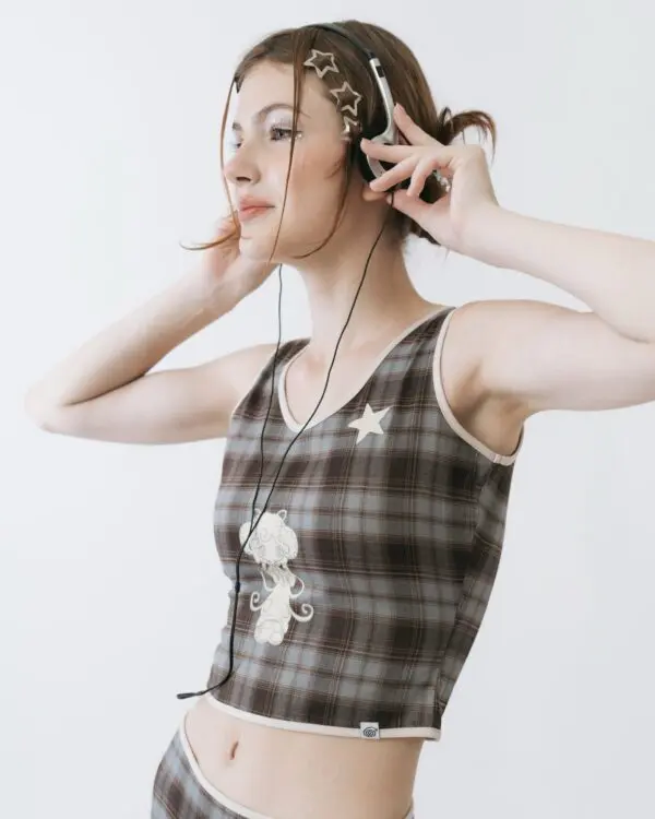 Tartan Tank Top - Image 2