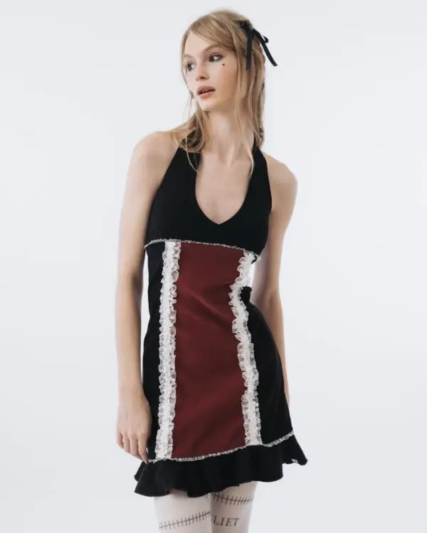 Queen of Hearts Corduroy Dress - Image 3