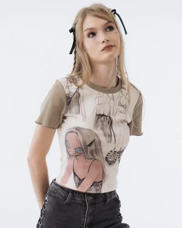 Sketches Baby Tee - Image 3