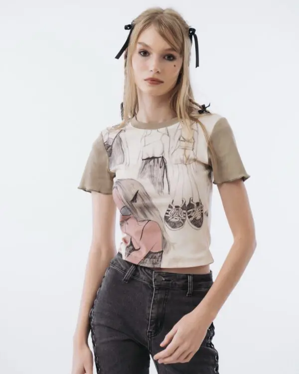 Sketches Baby Tee - Image 2