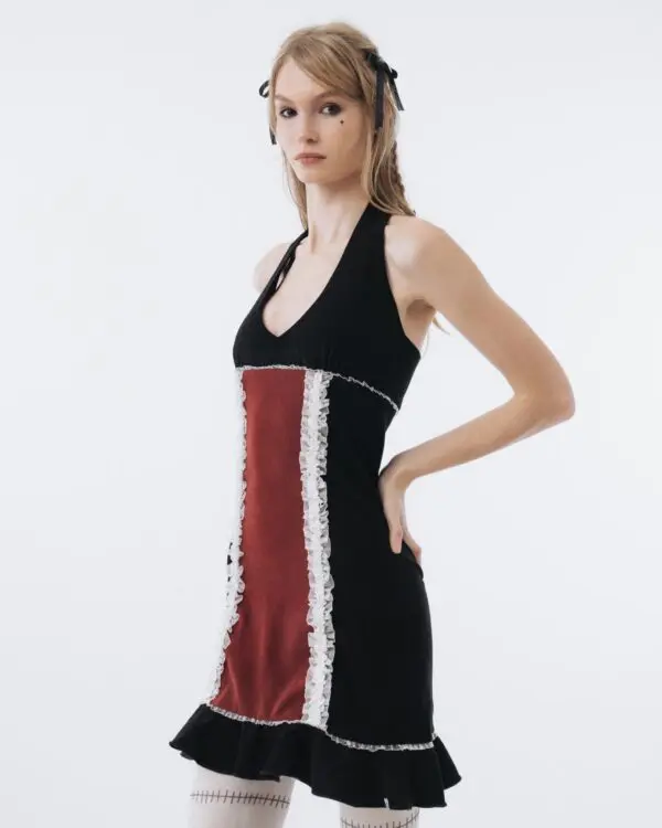 Queen of Hearts Corduroy Dress - Image 2