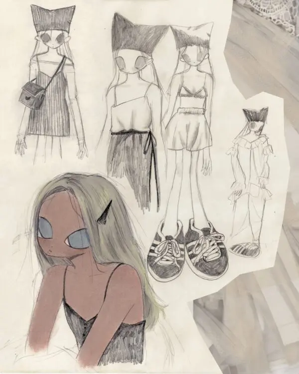 Sketches Baby Tee - Image 8