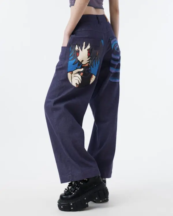 Purple Vortex Jeans - Image 6