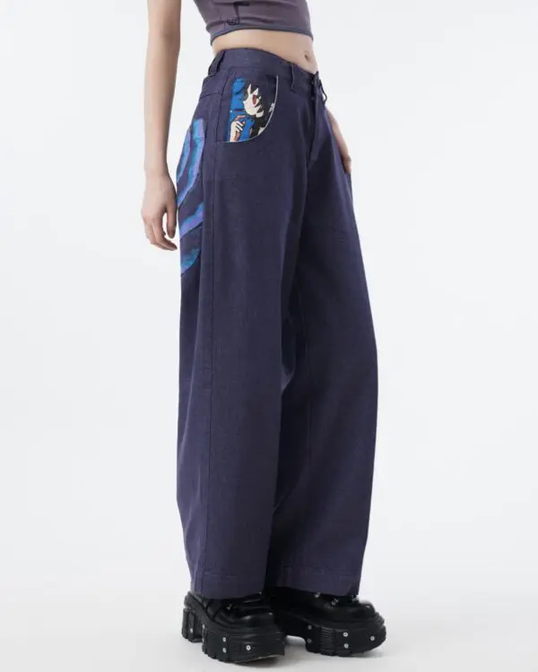 Purple Vortex Jeans - Image 3