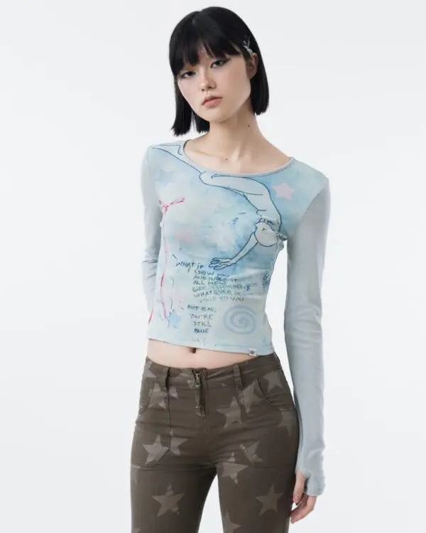 Cosmic Long Sleeves Top - Image 2