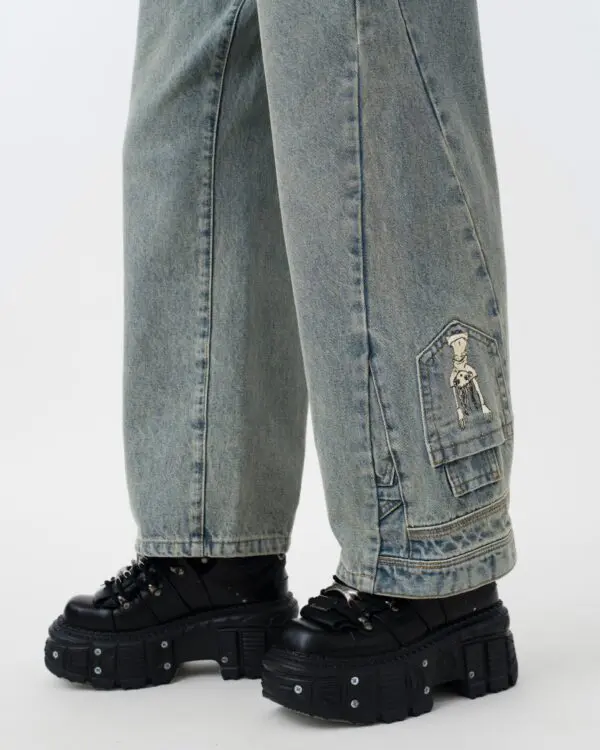 Upside Down Adjustable Jeans - Image 5