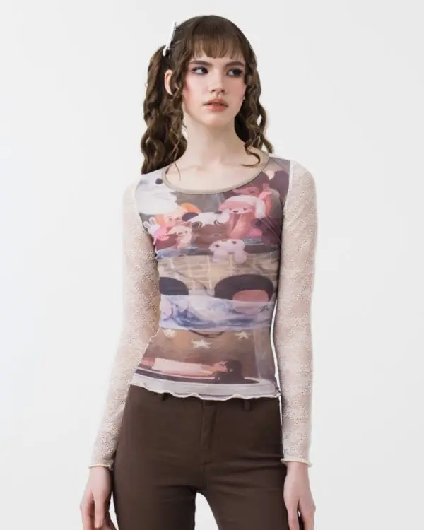 House of Tears Mesh Top