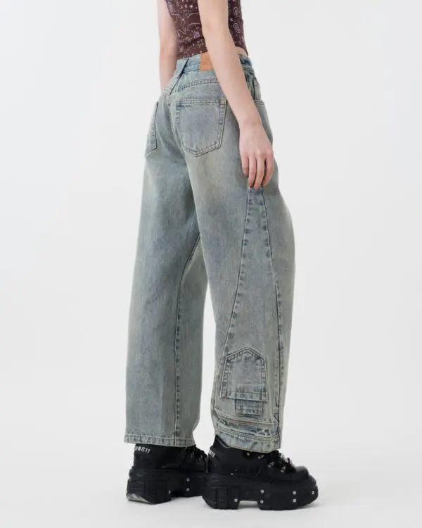 Upside Down Adjustable Jeans - Image 3
