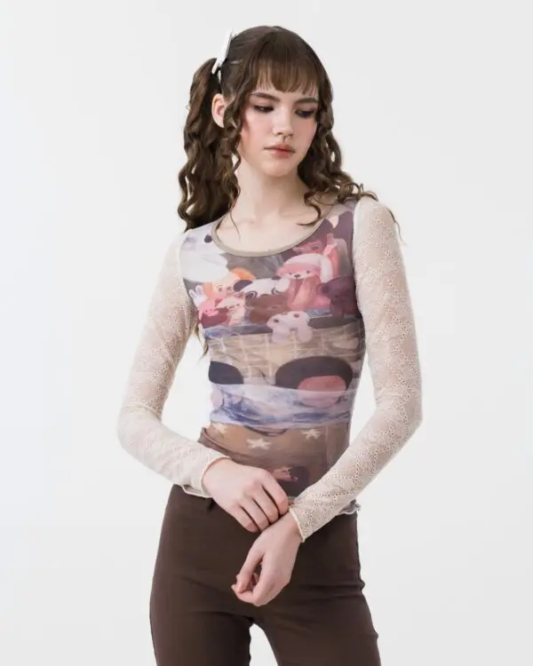 House of Tears Mesh Top - Image 5