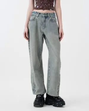 Upside Down Adjustable Jeans