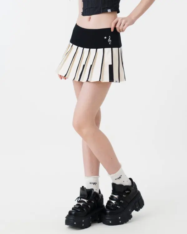Piano Built-in Shorts Skirt - Image 2