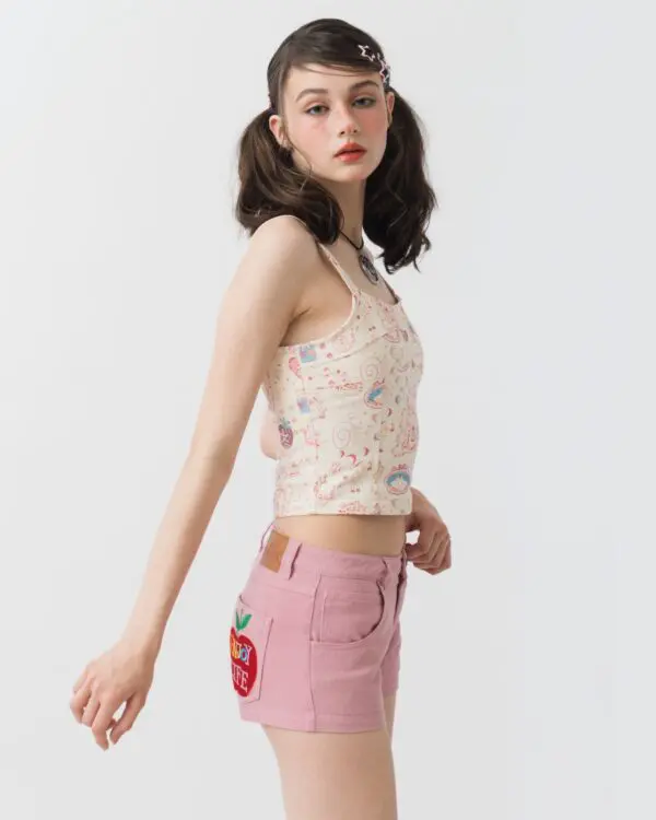 Pompom Pink Shorts - Image 5