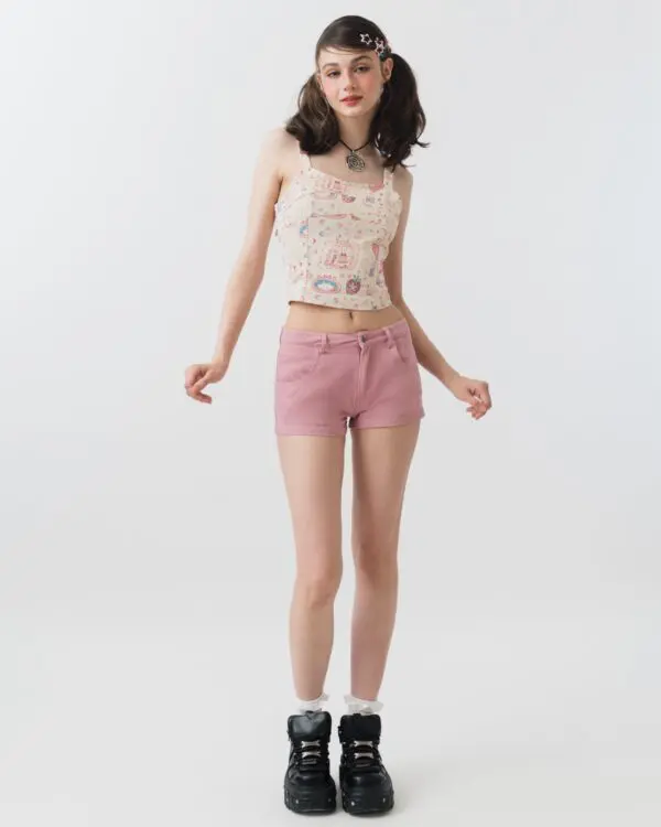 Pompom Pink Shorts - Image 6