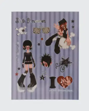 Juliah X Sixth Dimension Sticker Sheet