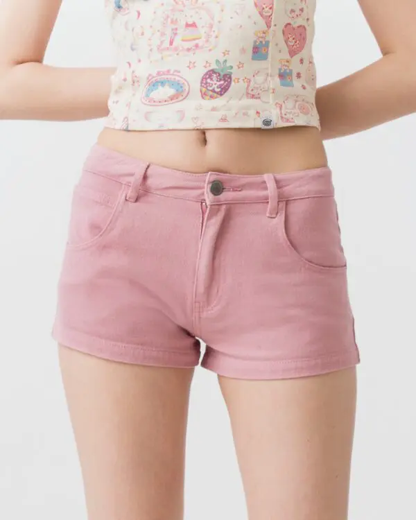 Pompom Pink Shorts - Image 3