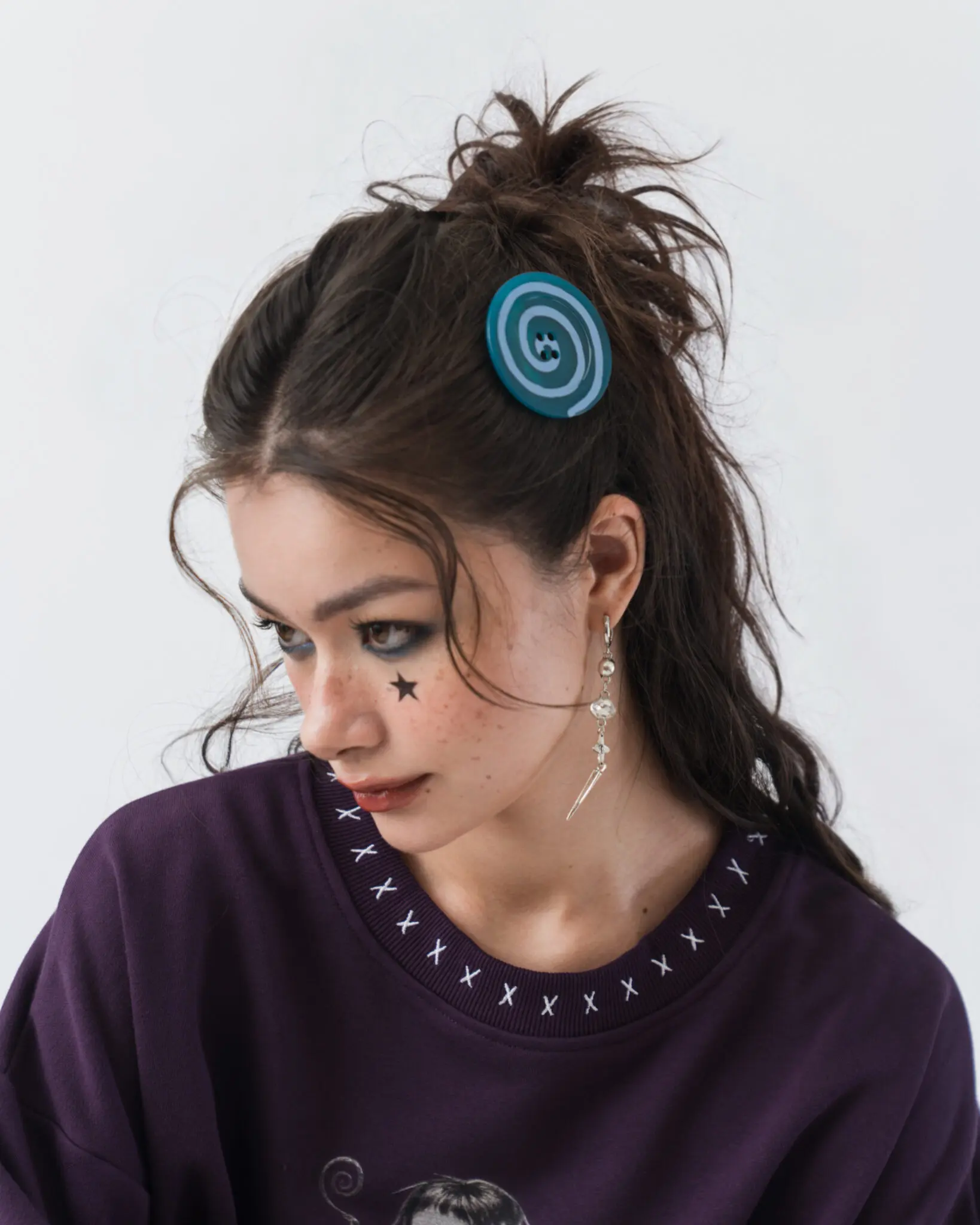 Candy Button Hairclip