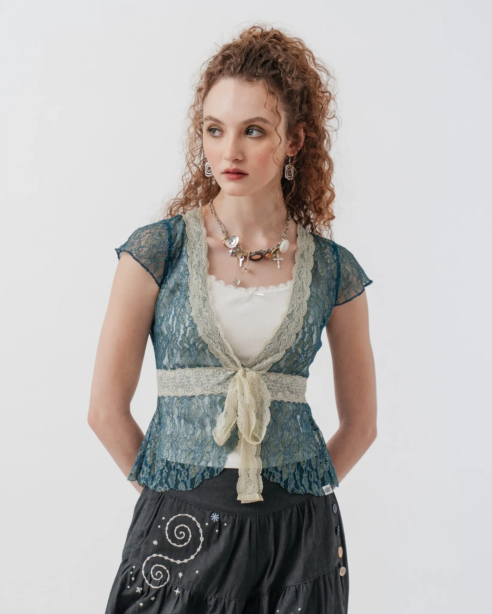 Faded Romance Lace Cardigan