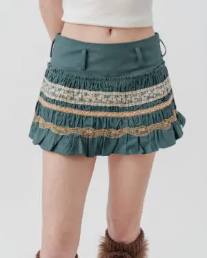 Woodland Built-in Shorts Skirt