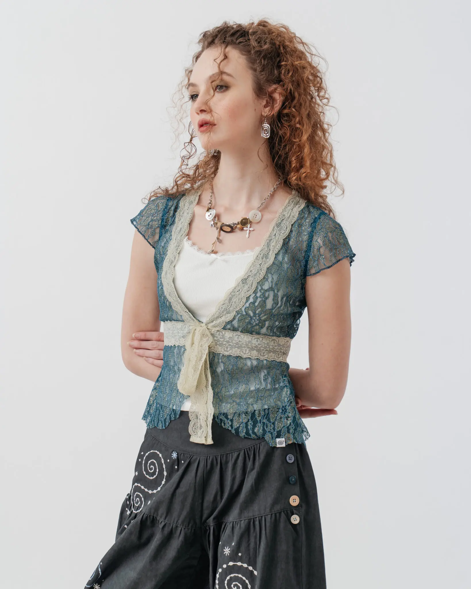 Faded Romance Lace Cardigan