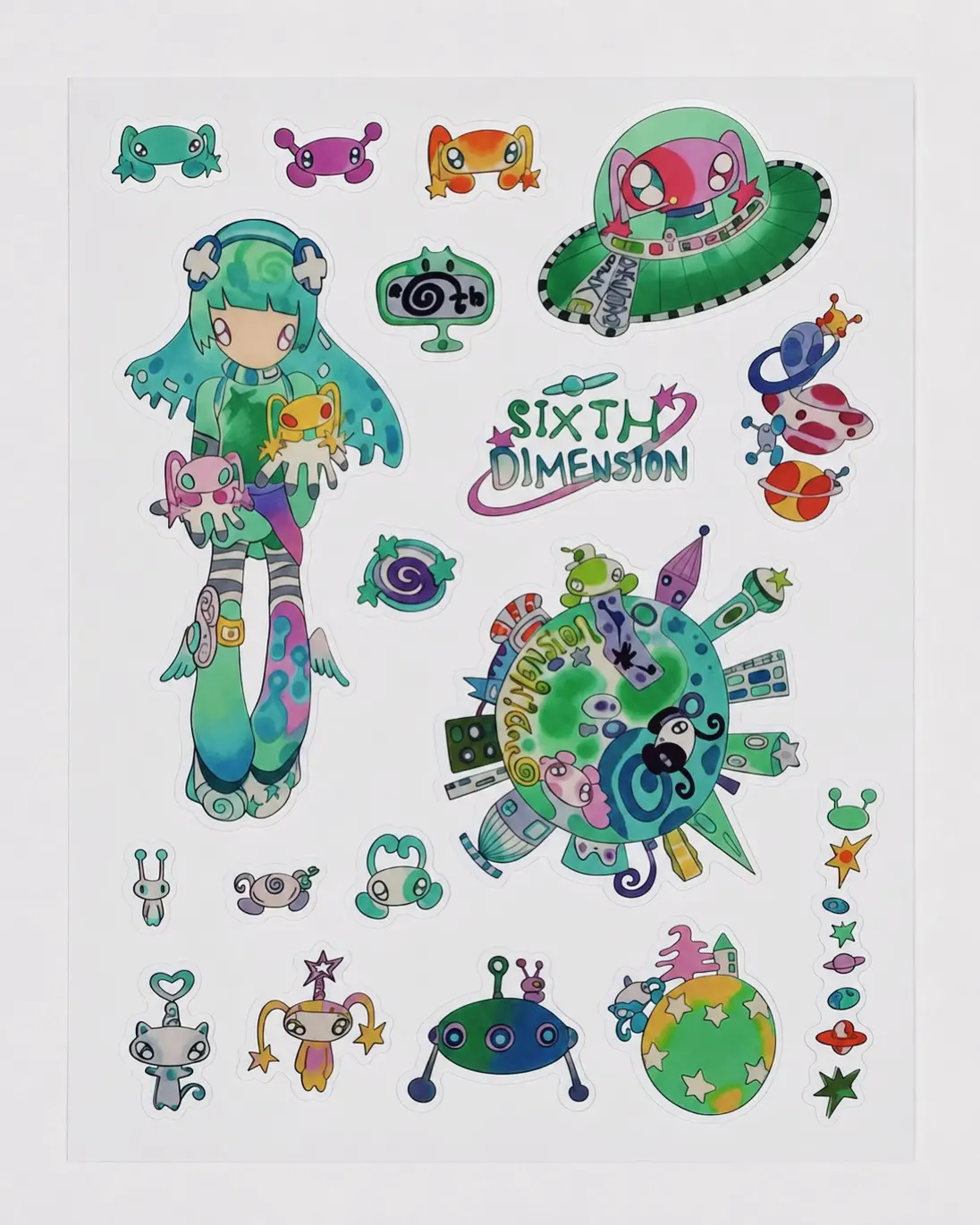 Space 99 Sticker Sheet