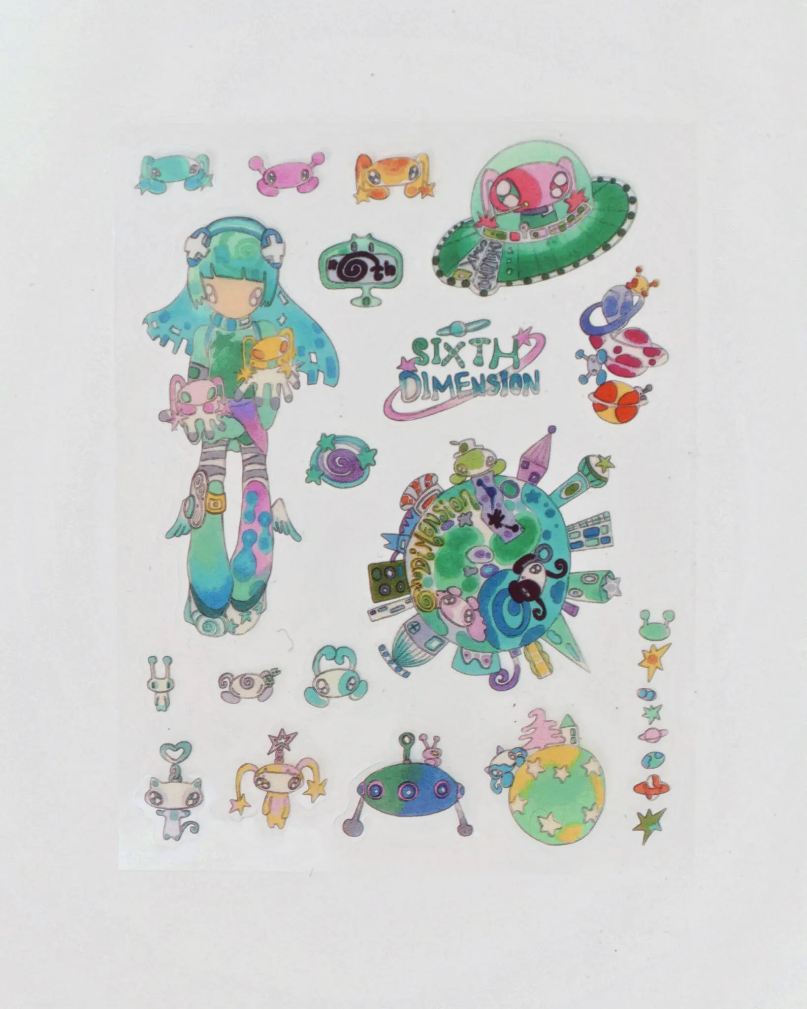 Space 99 Sticker Sheet