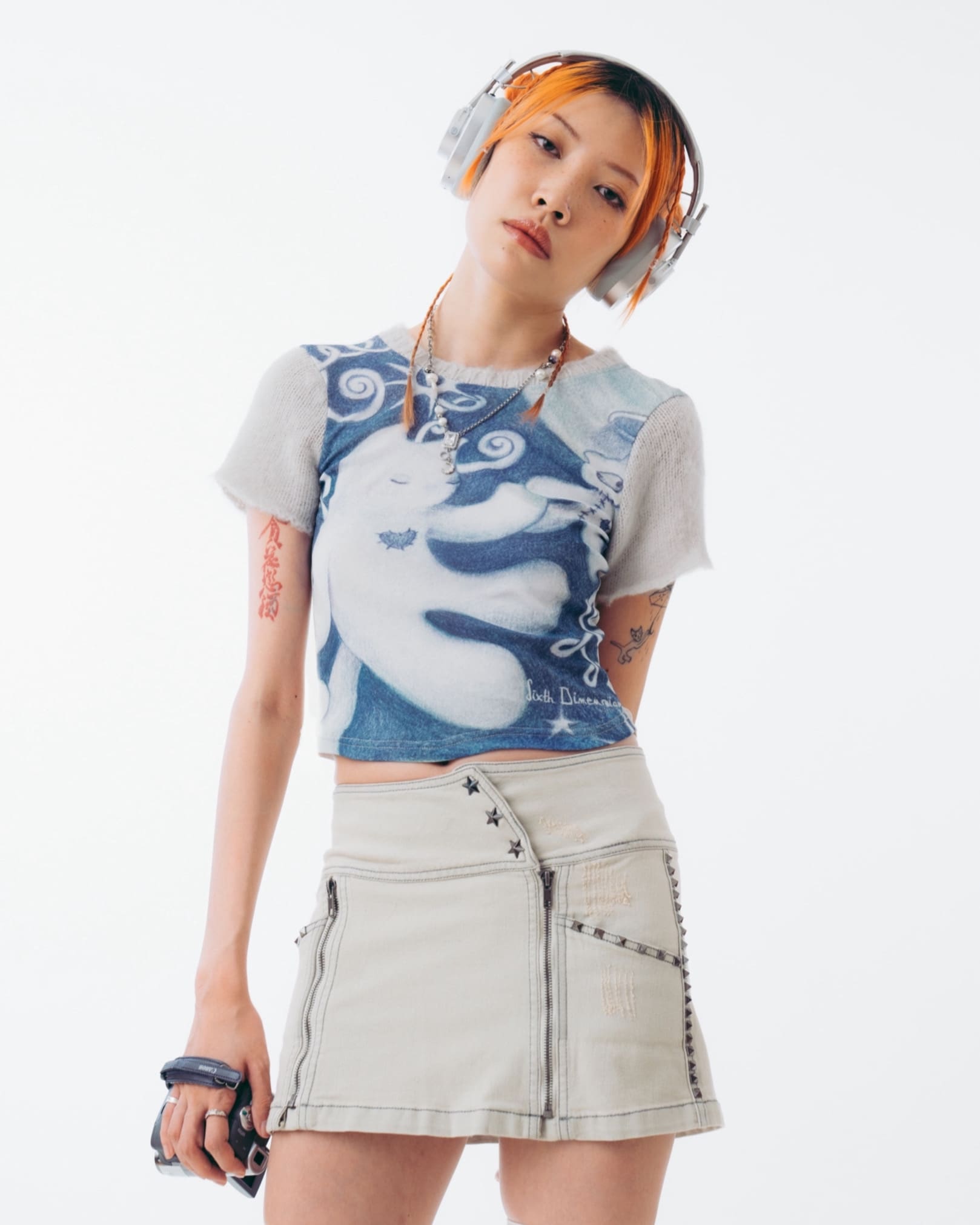 Snowflakes Mesh Tee
