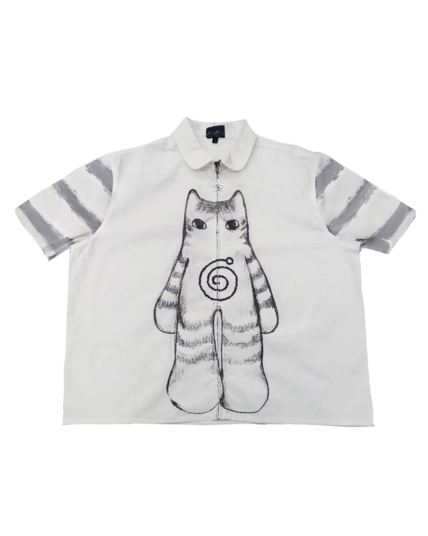 Cat White Shirt – sixthdimension.shop