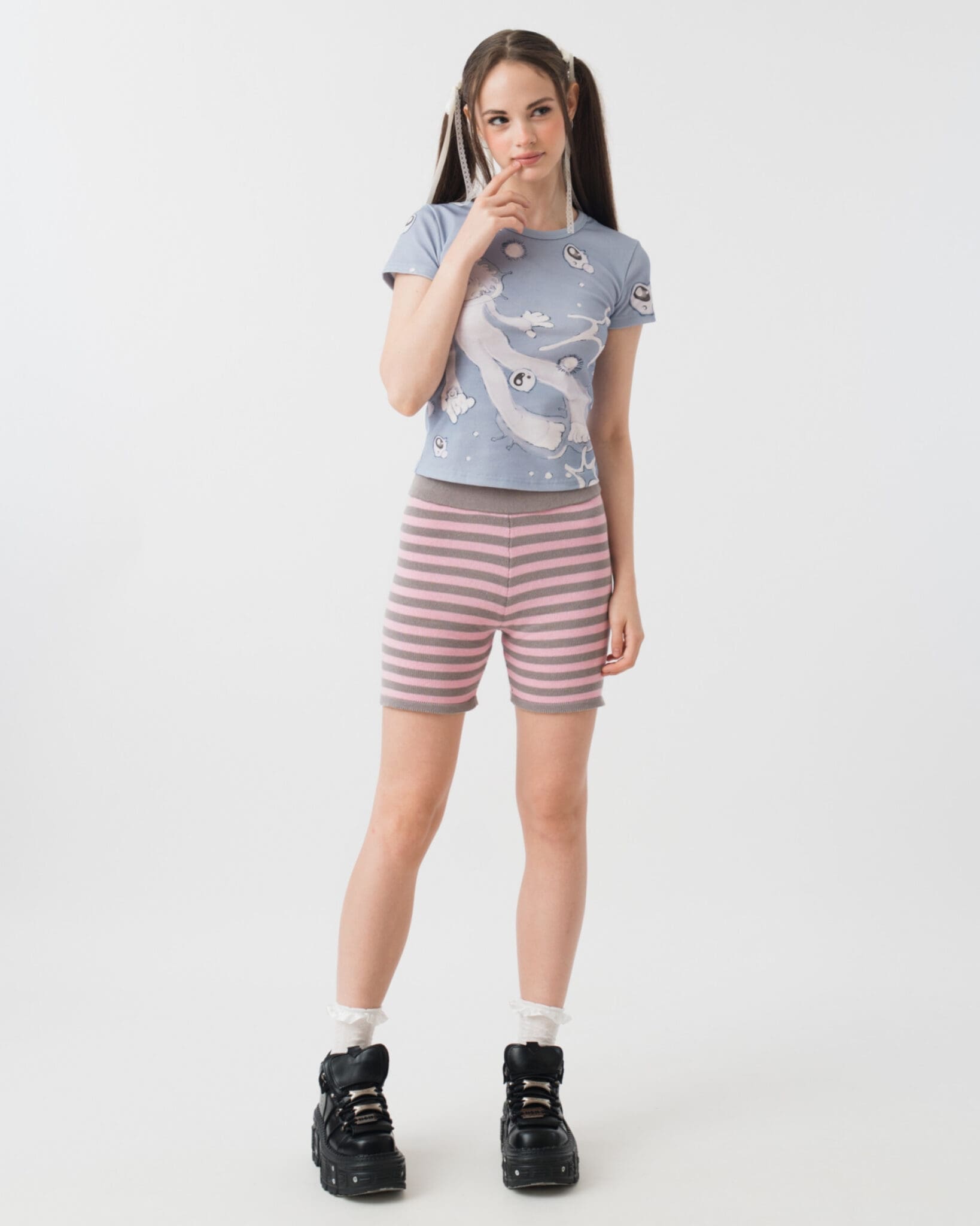 Lulu Blue Tee – sixthdimension.shop