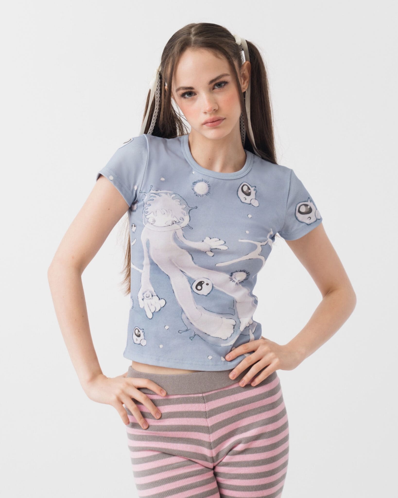 イラスト lulu Lulu Blue Tee – sixthdimension.shop