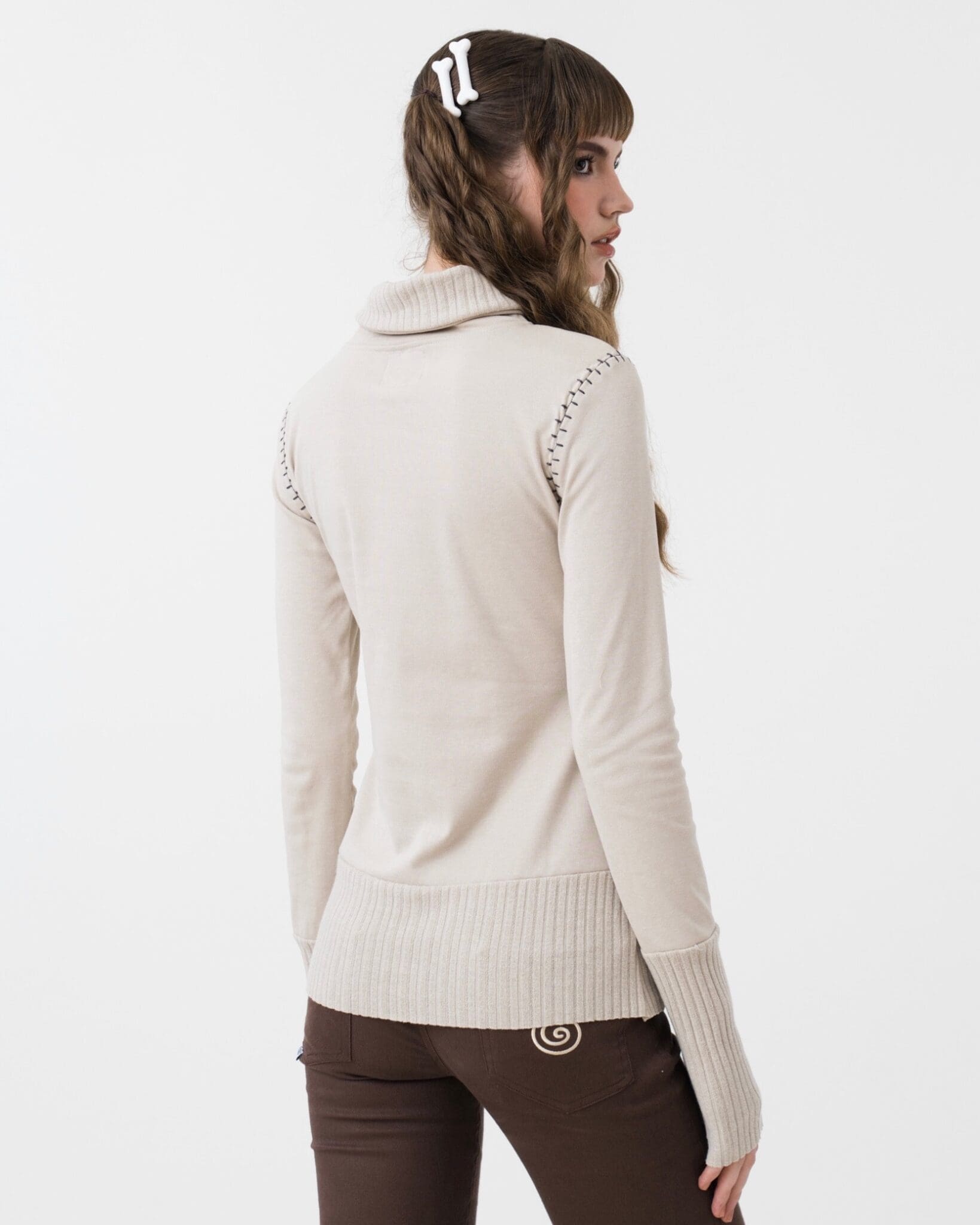 Bones Turtle Neck Top – sixthdimension.shop