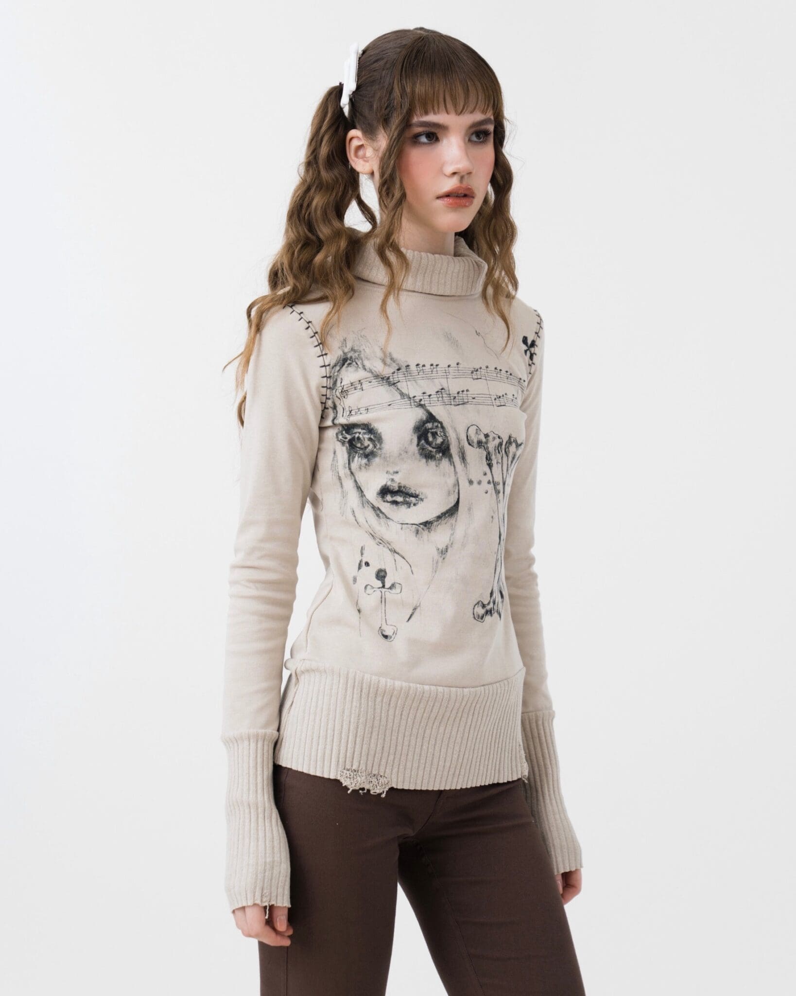【SPERONE】Turtle Neck Gunan turtle neck zip 10490 Sky Captain | Samsøe Samsøe®