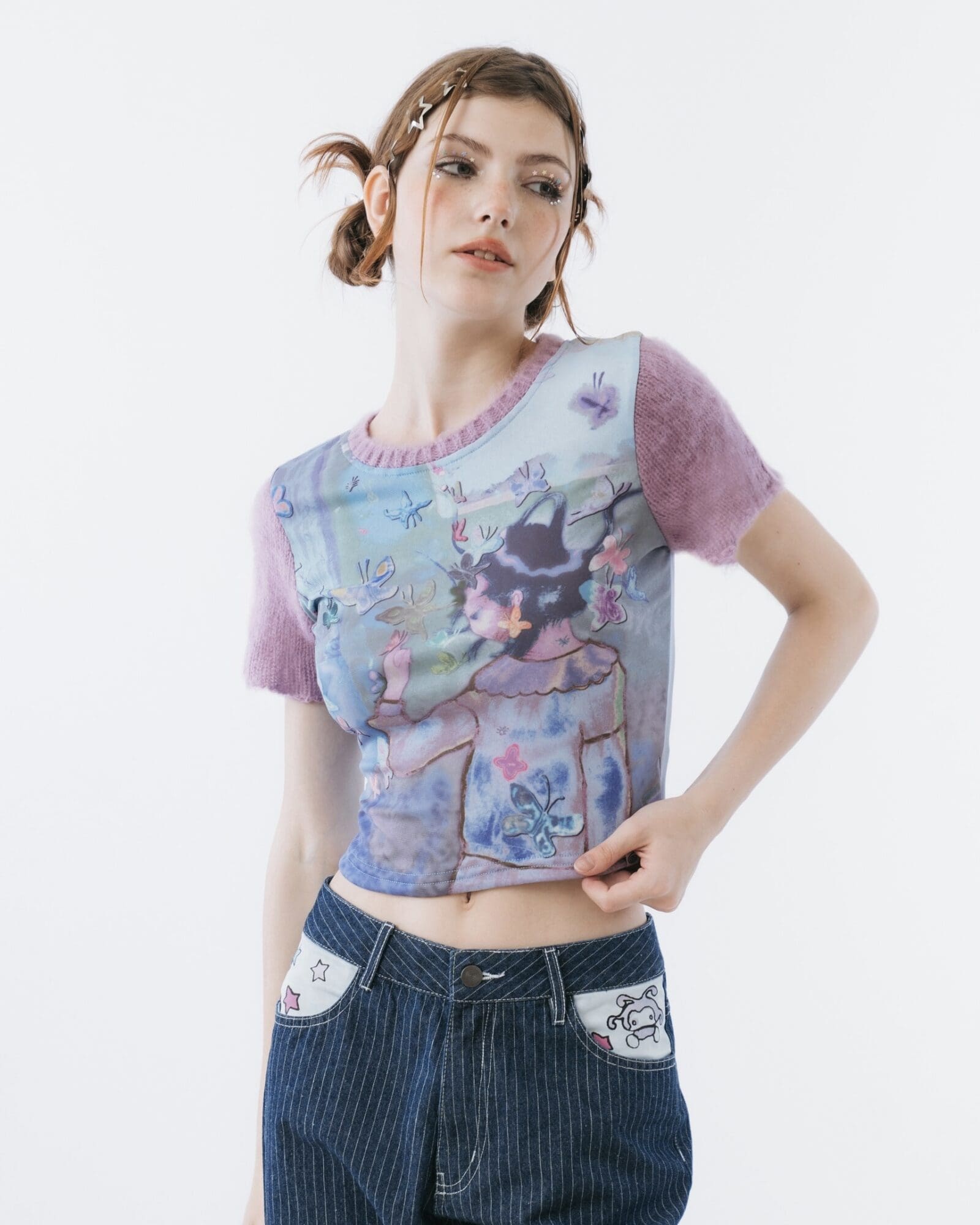 Gardenia Mesh Tee – sixthdimension.shop